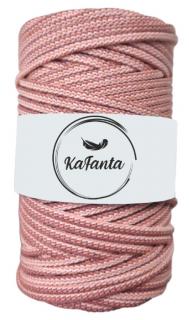 Bavlněná šňůra KaFanta 5 mm - rose mix