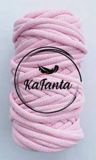 Bavlněná šňůra KaFanta 9mm - baby pink