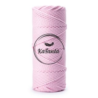 Bavlněná šňůra KaFanta Premium 3PLY 2mm - baby pink