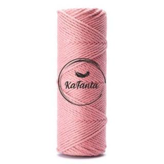 Bavlněná šňůra KaFanta Premium 3PLY 2mm - coral pink