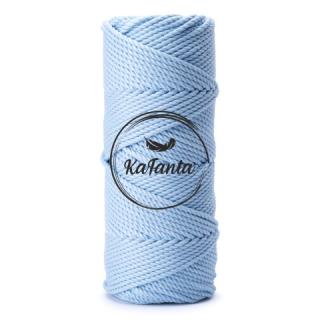 Bavlněná šňůra KaFanta Premium 3PLY 3mm - baby blue