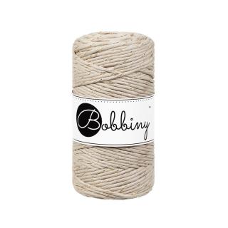 Bobbiny Macrame Regular 3mm - golden beige