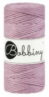 Bobbiny Macrame Regular 3mm - starorůžová (dusty pink)