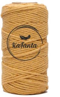 Macrame příze KaFanta 2mm/60m - hořčice