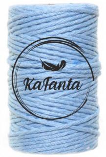 Macrame příze KaFanta 2mm/60m - světle modrá