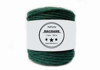 Macrame příze KaFanta 5mm/100m - zelená