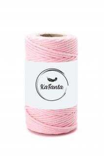 Macrame příze KaFanta PREMIUM 2mm/50m - baby pink