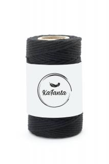 Macrame příze KaFanta PREMIUM 2mm/50m - black