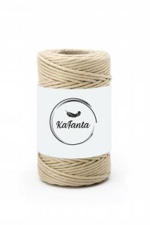 Macrame příze KaFanta PREMIUM 2mm/50m - cappuccino