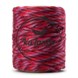 Macrame příze KaFanta PREMIUM 2mm/50m - cherry mix