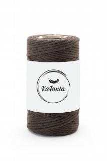 Macrame příze KaFanta PREMIUM 2mm/50m - chocolate