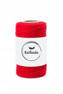 Macrame příze KaFanta PREMIUM 2mm/50m - classic red