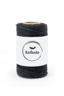 Macrame příze KaFanta PREMIUM 2mm/50m - grafit