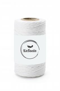 Macrame příze KaFanta PREMIUM 2mm/50m - white