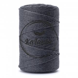 Macrame příze KaFanta PREMIUM 3mm/100m - anthracite