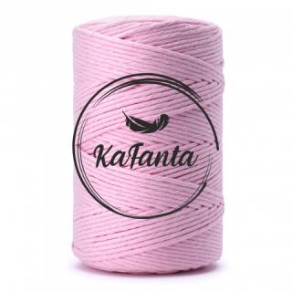 Macrame příze KaFanta PREMIUM 3mm/100m - baby pink