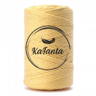 Macrame příze KaFanta PREMIUM 3mm/100m - banana