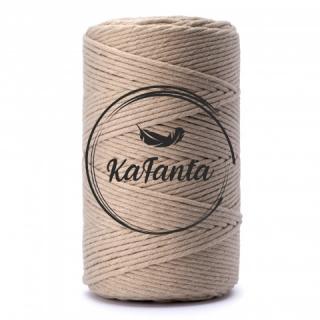 Macrame příze KaFanta PREMIUM 3mm/100m - cappuccino