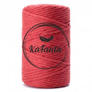 Macrame příze KaFanta PREMIUM 3mm/100m - cherry red