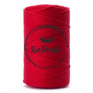 Macrame příze KaFanta PREMIUM 3mm/100m - classic red