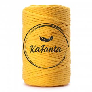 Macrame příze KaFanta PREMIUM 3mm/100m - classic yellow