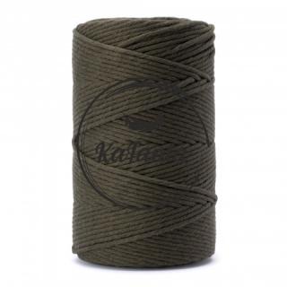 Macrame příze KaFanta PREMIUM 3mm/100m - khaki