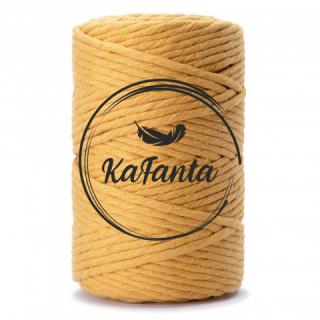 Macrame příze KaFanta PREMIUM 3mm/100m - mustard