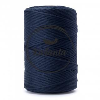 Macrame příze KaFanta PREMIUM 3mm/100m - navy blue