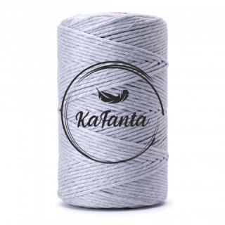 Macrame příze KaFanta PREMIUM 3mm/100m - silver