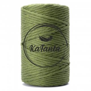 Macrame příze KaFanta PREMIUM 5mm/100m - olive