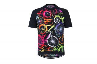 Cyklistický dres s krátkým rukávem KOLOR Neon AI Velikost: 3XL