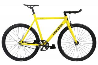 FabricBike Fixie/SingleSpeed kolo Light - Matte Yellow Typ řídítek: Bullhorn, Velikost rámu: M pro výšku jezdce 166 - 180 cm