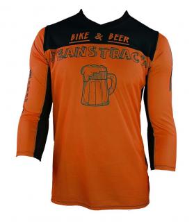 MTB dres s 3/4 rukávy JeansTrack BB Orange Velikost: S