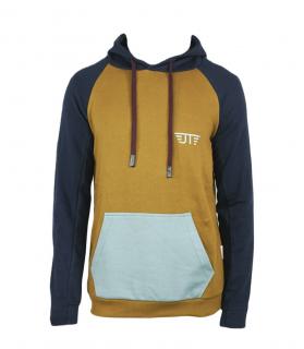 Outdoorová mikina JeansTrack Hill Mustard z organické bavlny Velikost: XL