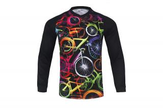 Unisex MTB dres s dlouhým rukávem KOLOR Neon AI Velikost: L