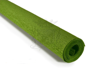 Krepový papír role 90g (50 x 150cm) - Crocodile Green 367