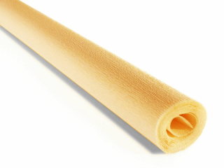 Krepový papír role 90g (50 x 150cm) - krémová 386