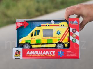 Ambulance, na setrvačník, s reálným hlasem posádky