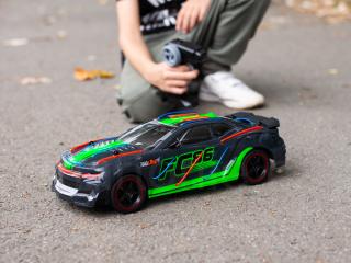 Auto na dálkové ovládání s neony 40 cm - Furious Racing - USB