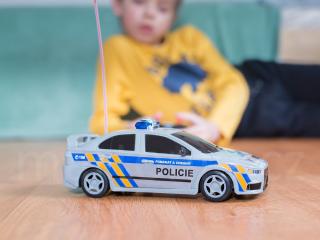 Auto RC na dálkové ovládání policie ČR 23 cm