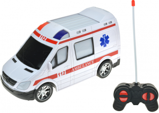 Auto sanitka RC na dálkové olvádání 21 cm