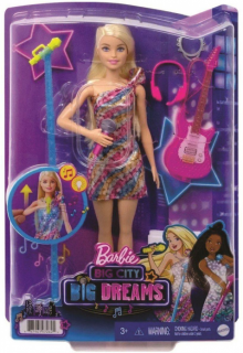 Barbie Dreamhouse adventures Zpěvačka se zvuky