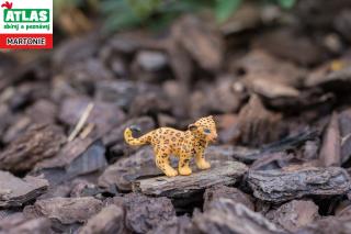 Leopard mládě 5,5cm figurka Atlas