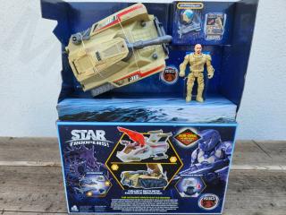 Star Troopers - Mini pouštní tank a vojákem UNIE