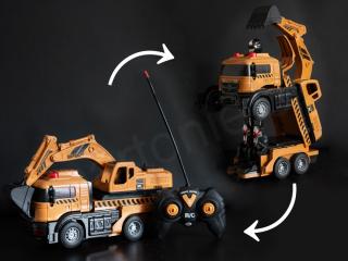 Transformer autorobot BAGR 29 cm na dálkové ovládání