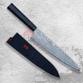 nůž Gyuto / Chef 210 mm Kanetsune Damascus  Namishibuki  series