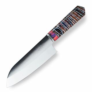 nůž Santoku 145mm Dellinger Mirror Wootz - Mammut Collect Nr.1