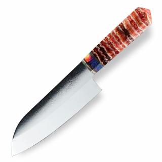 nůž Santoku 145mm Dellinger Mirror Wootz - Mammut Collect Nr.7