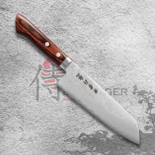 nůž Santoku 165 mm Kanetsune Forged VG-1 Damascus blade