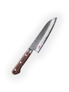 nůž Santoku 165 mm Suncraft Senzo Universal Tsuchime Damascus